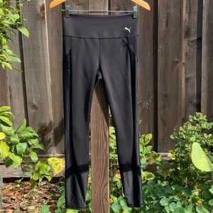 Puma black leggings high waist size women small style 62200
